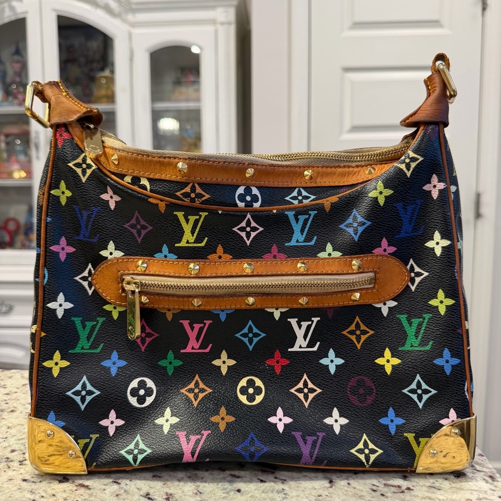 Louis Vuitton Murakami Boulogne Multicolor Monogram Shoulder Bag